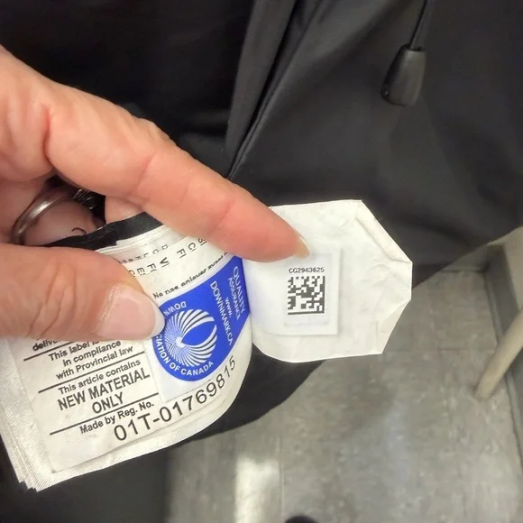 Canada Goose  Black Puffer Jacket with Fur Trim - Picture 8 of 11